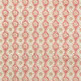 BRUNSCHWIG & FILS 8019129.196.0 NADARI PRINT RED/BEIGE Fabric - Eade's Wallpaper