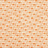 BRUNSCHWIG & FILS 8019135.12.0 MIRA PRINT ORANGE Fabric - Eade's Wallpaper