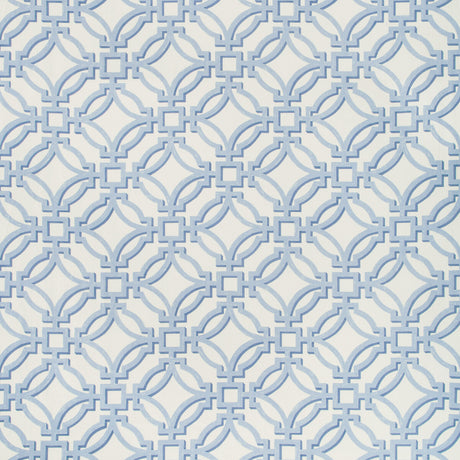 BRUNSCHWIG & FILS 8019136.15.0 SALVY PRINT DELFT Fabric - Eade's Wallpaper