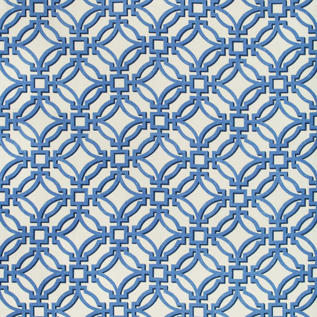 BRUNSCHWIG & FILS 8019136.55.0 SALVY PRINT PORCELAIN Fabric - Eade's Wallpaper