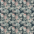 BRUNSCHWIG & FILS 8019138.557.0 TONGLI PRINT MIDNIGHT Fabric - Eade's Wallpaper