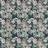 BRUNSCHWIG & FILS 8019138.557.0 TONGLI PRINT MIDNIGHT Fabric - Eade's Wallpaper