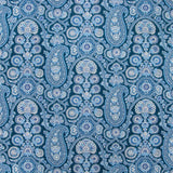 BRUNSCHWIG & FILS 8020100.5055.0 SARAYA PRINT INDIGO Fabric - Eade's Wallpaper