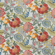 BRUNSCHWIG & FILS 8020101.1337.0 KARABALI PRINT AQUA Fabric - Eade's Wallpaper