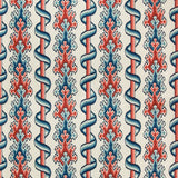 BRUNSCHWIG & FILS 8020102.519.0 MONTGUYON PRINT BLUE/RED Fabric - Eade's Wallpaper