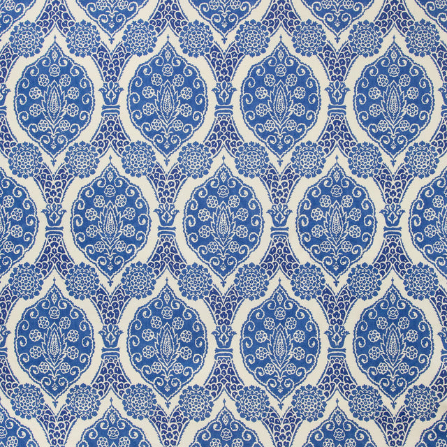 BRUNSCHWIG & FILS 8020103.55.0 SUFERA PRINT BLUE Fabric - Eade's Wallpaper