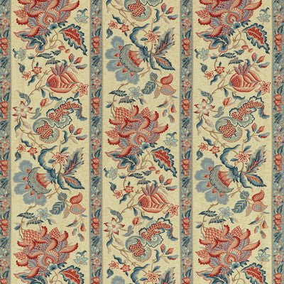 BRUNSCHWIG & FILS 8020120.195.0 MONTFLOURS PRINT RED Fabric - Eade's Wallpaper
