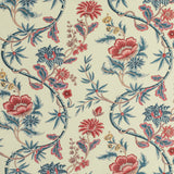 BRUNSCHWIG & FILS 8020122.195.0 VERONIQUE PRINT BLUE Fabric - Eade's Wallpaper
