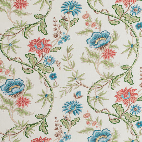 BRUNSCHWIG & FILS 8020122.3137.0 VERONIQUE PRINT SPRING Fabric - Eade's Wallpaper