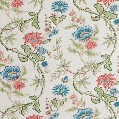 BRUNSCHWIG & FILS 8020122.3137.0 VERONIQUE PRINT SPRING Fabric - Eade's Wallpaper