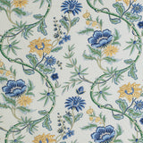 BRUNSCHWIG & FILS 8020122.5040.0 VERONIQUE PRINT DELFT Fabric - Eade's Wallpaper