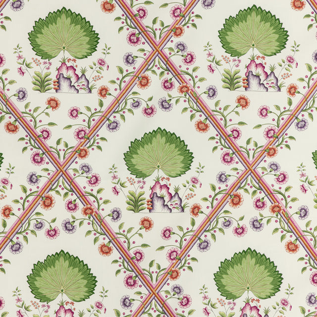 BRUNSCHWIG & FILS 8020123.3127.0 LOIRE PRINT SPRING Fabric - Eade's Wallpaper