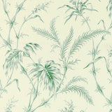 BRUNSCHWIG & FILS 8020124.3.0 LAUZIERE PRINT GREEN Fabric - Eade's Wallpaper