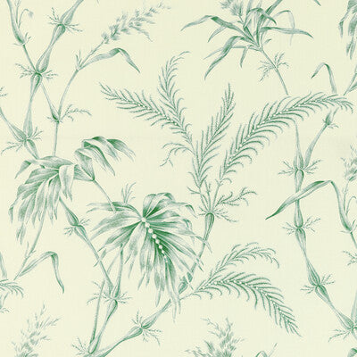 BRUNSCHWIG & FILS 8020124.3.0 LAUZIERE PRINT GREEN Fabric - Eade's Wallpaper