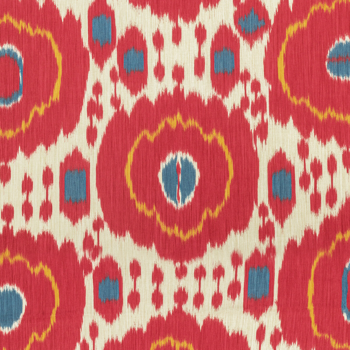 BRUNSCHWIG & FILS 8020125.195.0 MAYENNE PRINT RED Fabric - Eade's Wallpaper