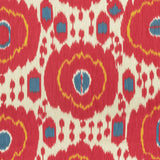 BRUNSCHWIG & FILS 8020125.195.0 MAYENNE PRINT RED Fabric - Eade's Wallpaper