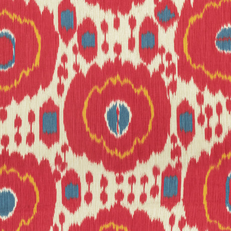 BRUNSCHWIG & FILS 8020125.195.0 MAYENNE PRINT RED Fabric - Eade's Wallpaper