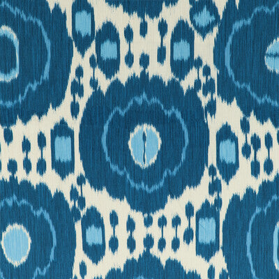 BRUNSCHWIG & FILS 8020125.5.0 MAYENNE PRINT BLUE Fabric - Eade's Wallpaper