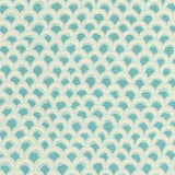 BRUNSCHWIG & FILS 8020126.113.0 PAVE II PRINT AQUA Fabric - Eade's Wallpaper