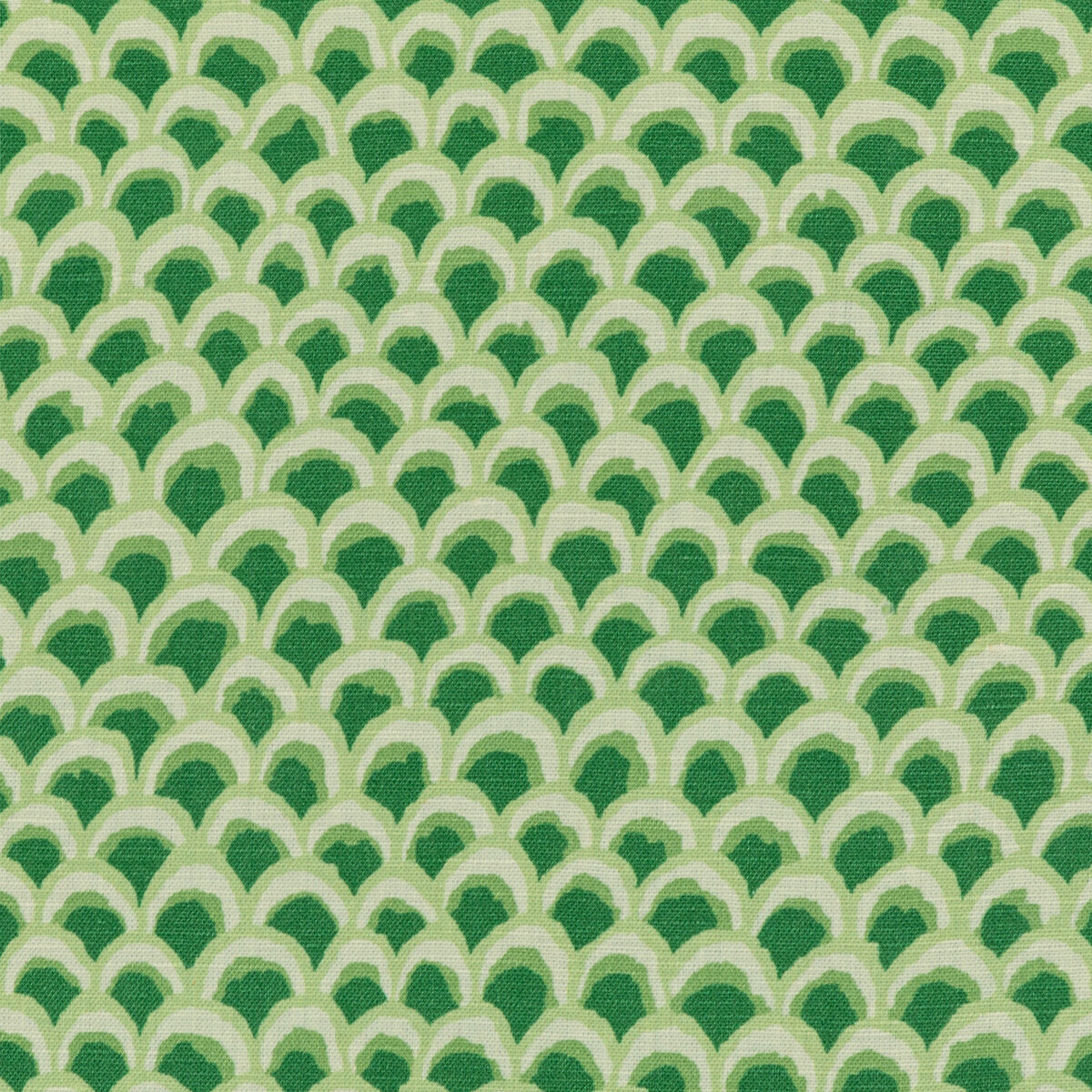 BRUNSCHWIG & FILS 8020126.3.0 PAVE II PRINT GREEN Fabric - Eade's Wallpaper