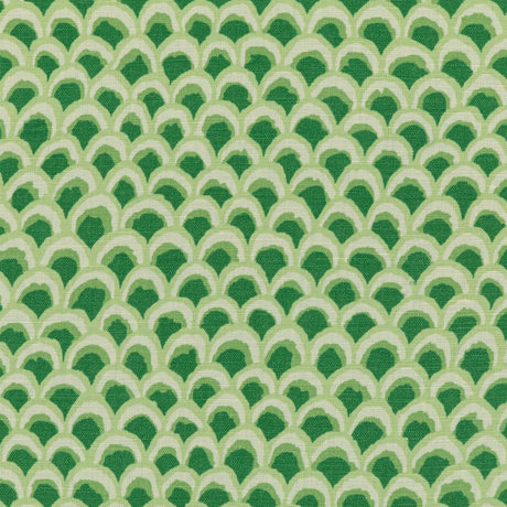 BRUNSCHWIG & FILS 8020126.3.0 PAVE II PRINT GREEN Fabric - Eade's Wallpaper