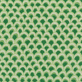 BRUNSCHWIG & FILS 8020126.3.0 PAVE II PRINT GREEN Fabric - Eade's Wallpaper