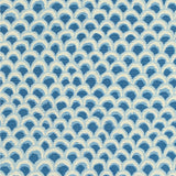 BRUNSCHWIG & FILS 8020126.5.0 PAVE II PRINT BLUE Fabric - Eade's Wallpaper