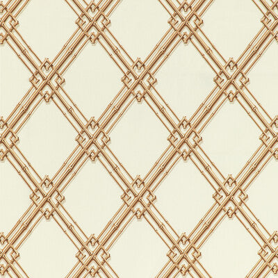 BRUNSCHWIG & FILS 8020127.4.0 LE BAMBOU PRINT GOLD Fabric - Eade's Wallpaper