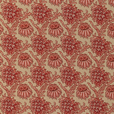 BRUNSCHWIG & FILS 8020129.19.0 BRASSAC PRINT RED Fabric - Eade's Wallpaper