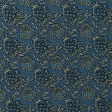 BRUNSCHWIG & FILS 8020129.55.0 BRASSAC PRINT INDIGO Fabric - Eade's Wallpaper