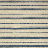 BRUNSCHWIG & FILS 8020136.50.0 MONTPEZAT STRIPE NAVY Fabric - Eade's Wallpaper