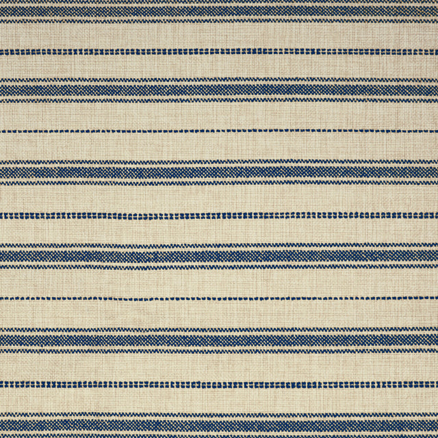 BRUNSCHWIG & FILS 8020136.50.0 MONTPEZAT STRIPE NAVY Fabric - Eade's Wallpaper