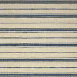 BRUNSCHWIG & FILS 8020136.50.0 MONTPEZAT STRIPE NAVY Fabric - Eade's Wallpaper