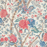 BRUNSCHWIG & FILS 8022100.195.0 LUBERON PRINT RED/BLUE Fabric - Eade's Wallpaper