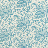 BRUNSCHWIG & FILS 8022102.1313.0 WEYMOUTH PRINT AQUA Fabric - Eade's Wallpaper