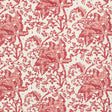 BRUNSCHWIG & FILS 8022102.19.0 WEYMOUTH PRINT RED Fabric - Eade's Wallpaper