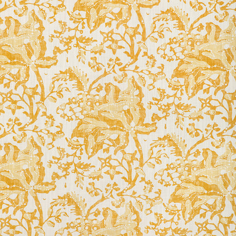 BRUNSCHWIG & FILS 8022102.40.0 WEYMOUTH PRINT CANARY Fabric - Eade's Wallpaper