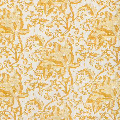 BRUNSCHWIG & FILS 8022102.40.0 WEYMOUTH PRINT CANARY Fabric - Eade's Wallpaper