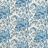 BRUNSCHWIG & FILS 8022102.550.0 WEYMOUTH PRINT INDIGO Fabric - Eade's Wallpaper
