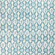 BRUNSCHWIG & FILS 8022103.1313.0 GALON PRINT AQUA Fabric - Eade's Wallpaper
