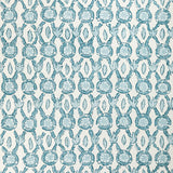 BRUNSCHWIG & FILS 8022103.1313.0 GALON PRINT AQUA Fabric - Eade's Wallpaper