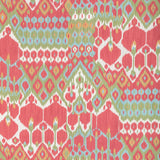 BRUNSCHWIG & FILS 8022104.73.0 BONNIEUX PRINT ROSE/LEAF Fabric - Eade's Wallpaper