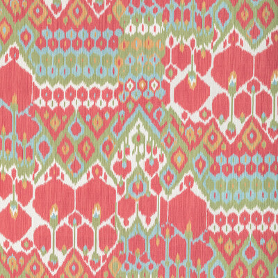 BRUNSCHWIG & FILS 8022104.73.0 BONNIEUX PRINT ROSE/LEAF Fabric - Eade's Wallpaper