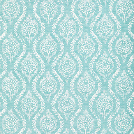 BRUNSCHWIG & FILS 8022105.13.0 MARINDOL PRINT AQUA Fabric - Eade's Wallpaper