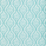 BRUNSCHWIG & FILS 8022105.13.0 MARINDOL PRINT AQUA Fabric - Eade's Wallpaper