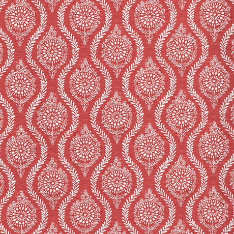 BRUNSCHWIG & FILS 8022105.19.0 MARINDOL PRINT RED Fabric - Eade's Wallpaper