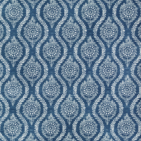 BRUNSCHWIG & FILS 8022105.5.0 MARINDOL PRINT BLUE Fabric - Eade's Wallpaper
