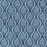 BRUNSCHWIG & FILS 8022105.5.0 MARINDOL PRINT BLUE Fabric - Eade's Wallpaper