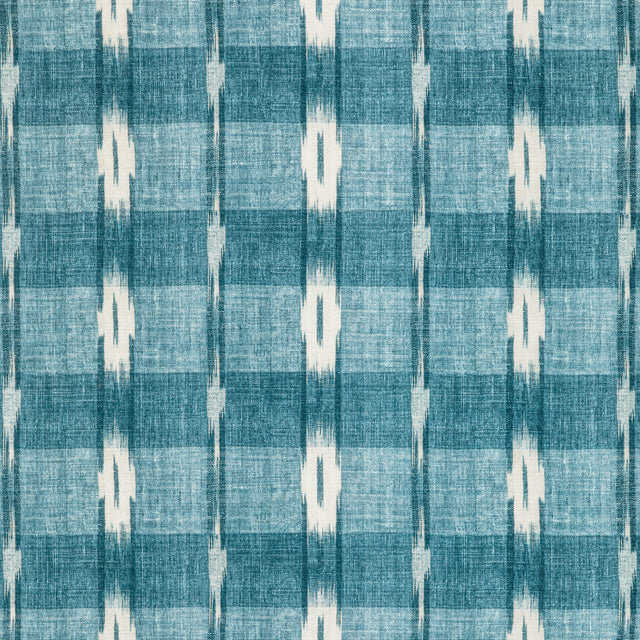 BRUNSCHWIG & FILS 8022106.13.0 GIRARD PRINT TEAL Fabric - Eade's Wallpaper