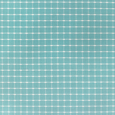 BRUNSCHWIG & FILS 8022116.13.0 LISON CHECK AQUA Fabric - Eade's Wallpaper